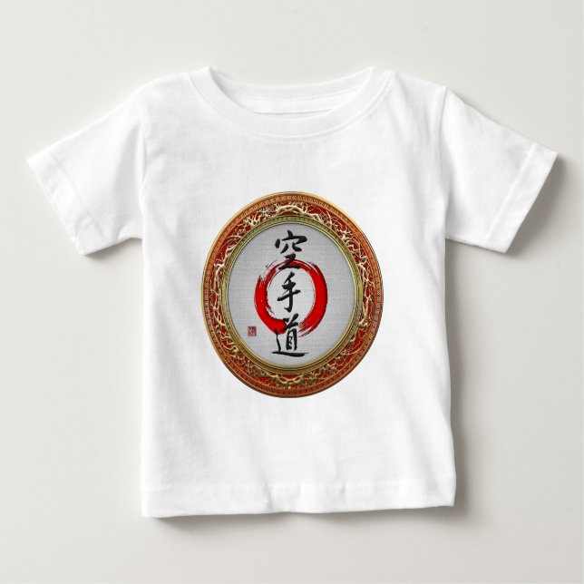 Camiseta Para Bebê [600] Caligrafia japonesa - Karate-do (Frente)