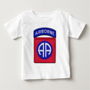 Camiseta Para Bebê 82.o ABN, Airborne Vets LRRP