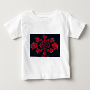 Camiseta Para Bebê A Beleza dos Rosas: Fantasia Floral