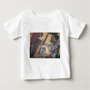 Camiseta Para Bebê A Beleza Eterno da Tradição Maasai