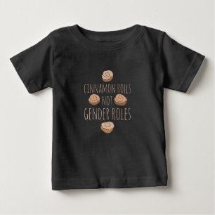 Camiseta Para Bebê A canela não desempenha funções de gênero