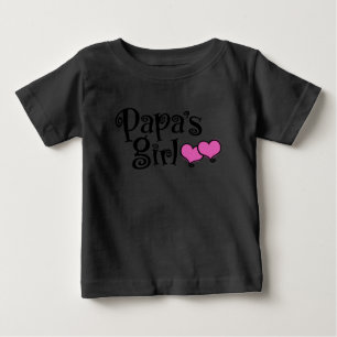 Camiseta Para Bebê A menina da papá