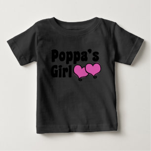 Camiseta Para Bebê A menina do Poppa