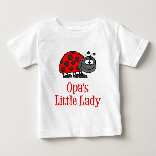 Camiseta Para Bebê A Pequena Senhora do Opa (Frente)