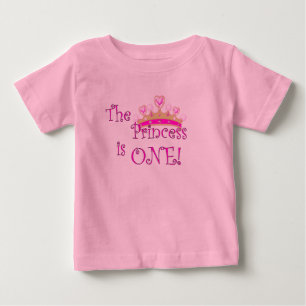 Camiseta Para Bebê A princesa é 1