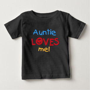 Camiseta Para Bebê A tia me ama