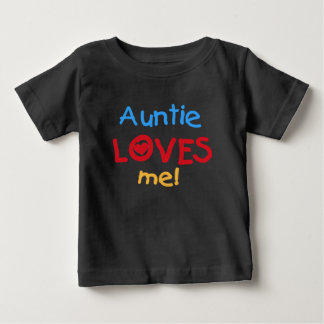 Camiseta Para Bebê A tia me ama