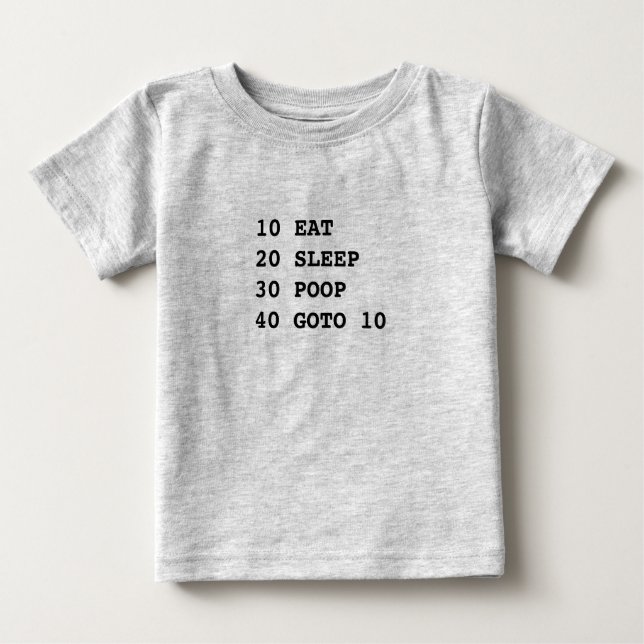 Camiseta Para Bebê A vida é orgânica BÁSICA (Frente)