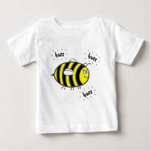 Camiseta Para Bebê Abelha de zumbido