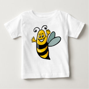 Camiseta Para Bebê Abelha Feliz - Personalizada