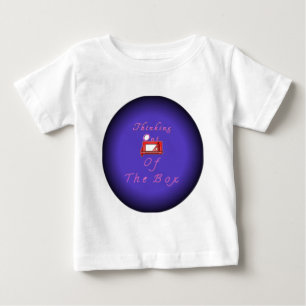 Camiseta Para Bebê Acho que fora da caixa.