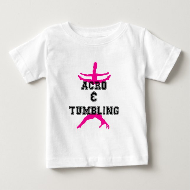 Camiseta Para Bebê Acrobática e Tumbling (Frente)