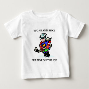 Camiseta Para Bebê Açúcar e especiarias, mas não no gelo