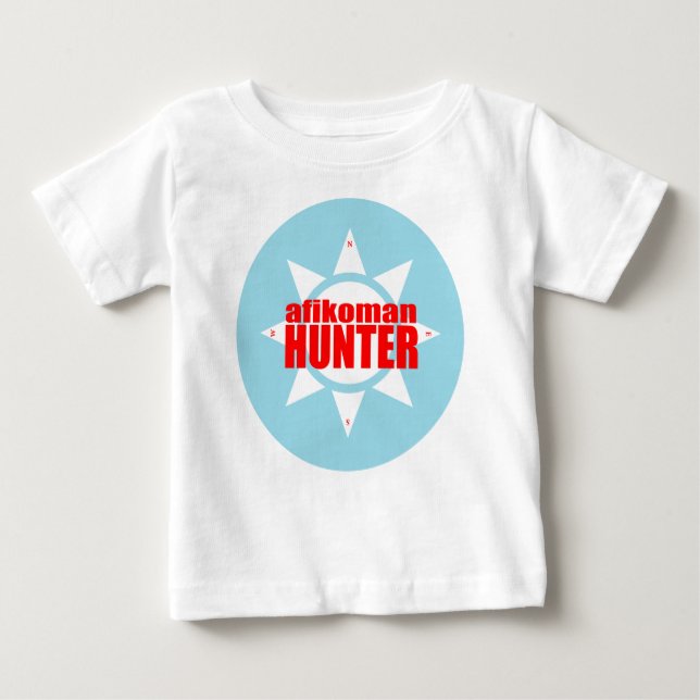 Camiseta Para Bebê Afikoman Hunter (Frente)