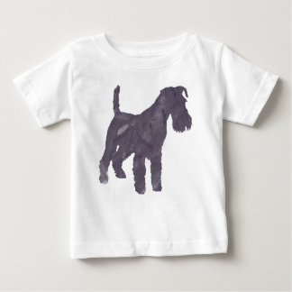 Camiseta Para Bebê Aguarela de Airedale Terrier