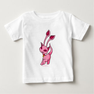 Camiseta Para Bebê Aisha cor-de-rosa Prancing