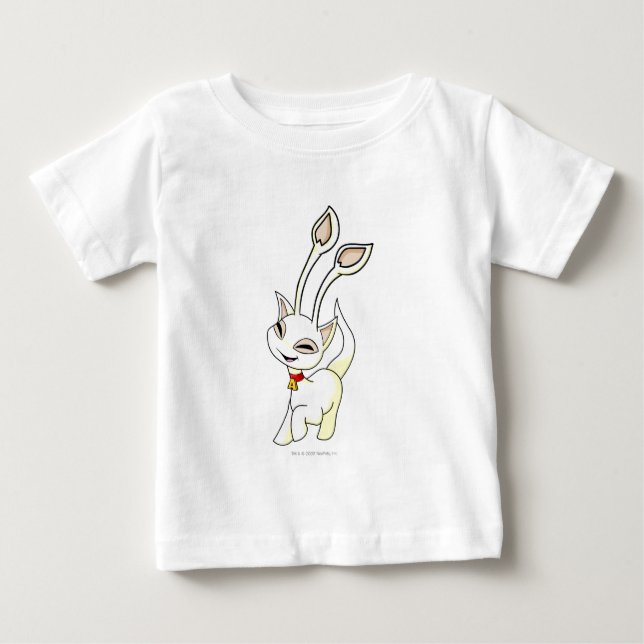 Camiseta Para Bebê Aisha White (Frente)