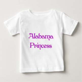 Camiseta Para Bebê Alabama Princess