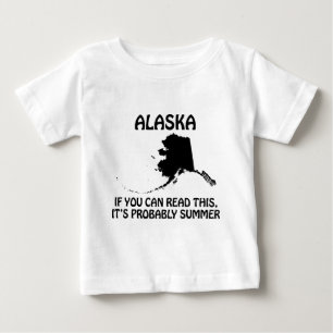 Camiseta Para Bebê Alasca - Se Você Pode Ler Isso, Provavelmente É Ve