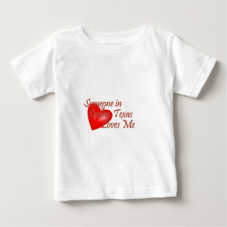 Camiseta Para Bebê Alguém ama-me em Dallas, Texas