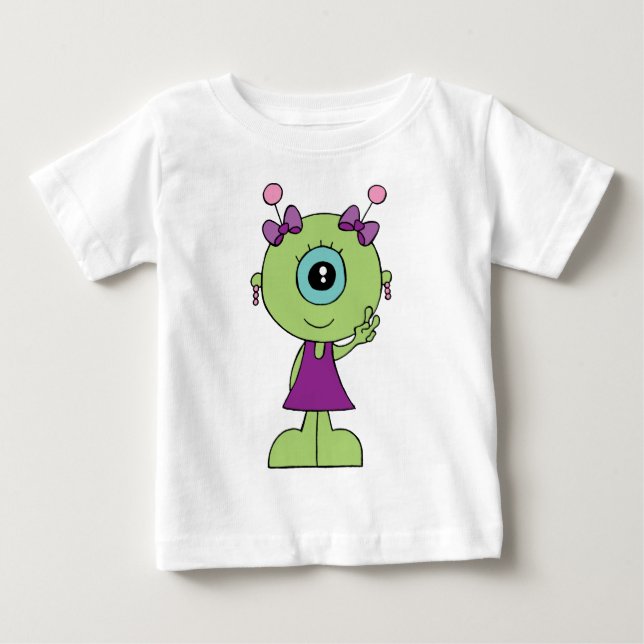 Camiseta Para Bebê AliAnne (Frente)