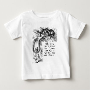 Camiseta Para Bebê Alice no país das maravilhas - nós somos tudo