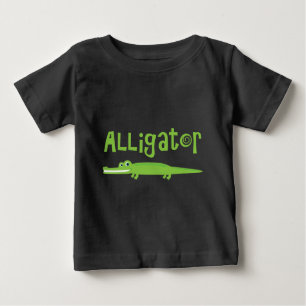 Camiseta Para Bebê Alligador