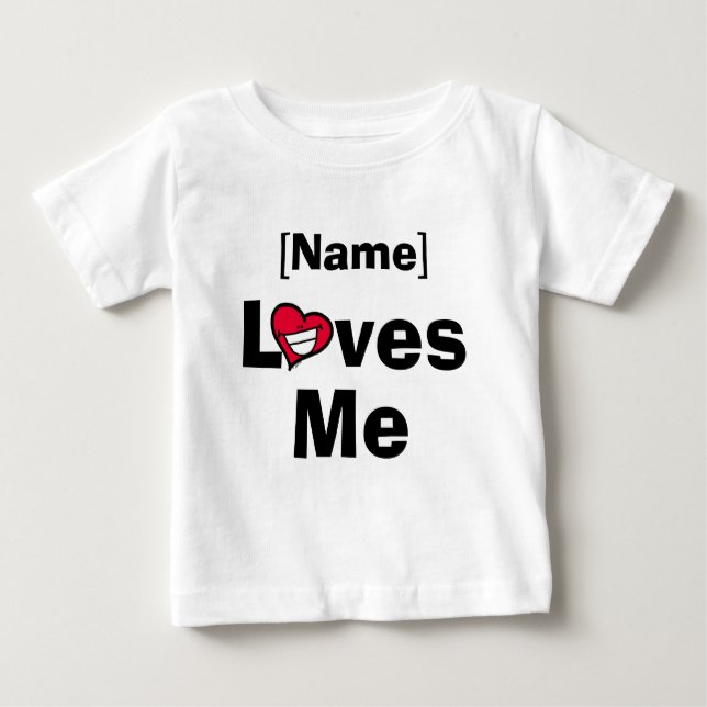 Camiseta Para Bebê Ama-me (Frente)