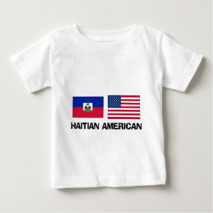 Camiseta Para Bebê Americano haitiano