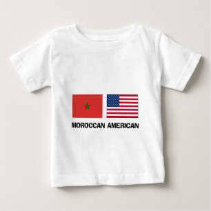 Camiseta Para Bebê Americano marroquino