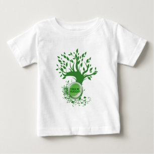 Camiseta Para Bebê Amor de Hugger da árvore