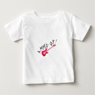 Camiseta Para Bebê Amped acima