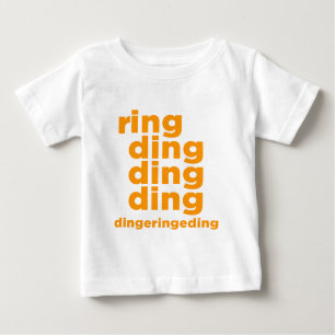Camiseta Para Bebê Anel Ding Ding Ding