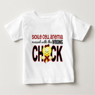 Camiseta Para Bebê Anemia das Células Falsiformes Mensurada Com Pinti