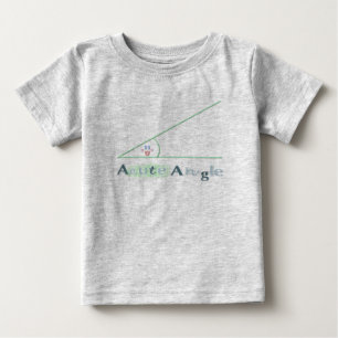 Camiseta Para Bebê Ângulo agudo