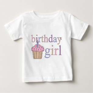 Camiseta Para Bebê Aniversário Garota Criança Pequena Folga