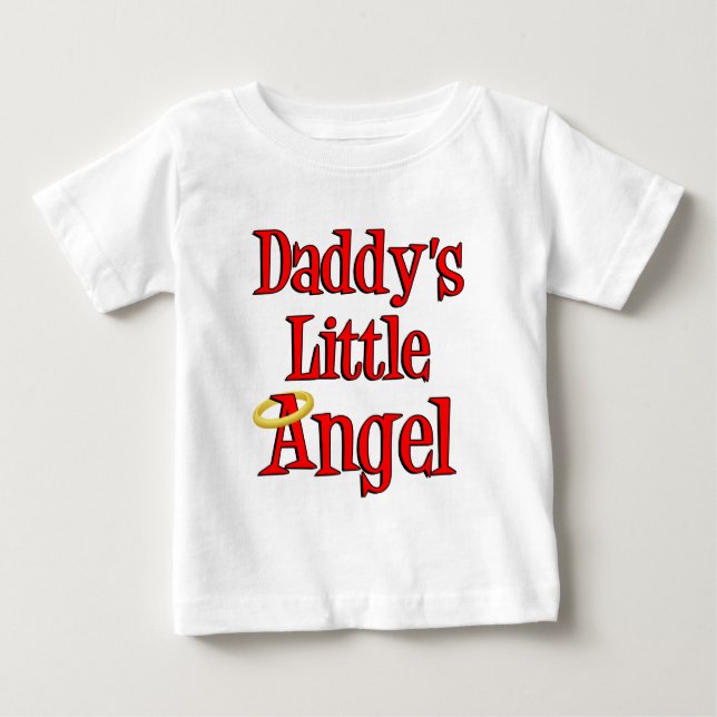 Camiseta Para Bebê Anjinho do Papai (Frente)