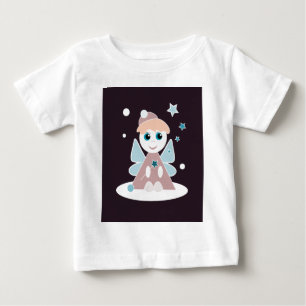 Camiseta Para Bebê Anjo de Natal