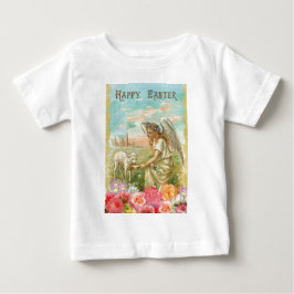 Camiseta Para Bebê Anjo do felz pascoa