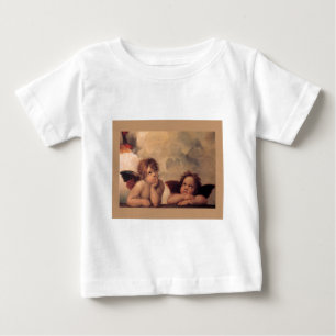 Camiseta Para Bebê Anjo Fé Raphael Bênção Fofa