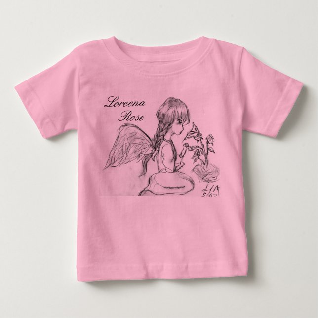 Camiseta Para Bebê Anjo para um anjo (Frente)