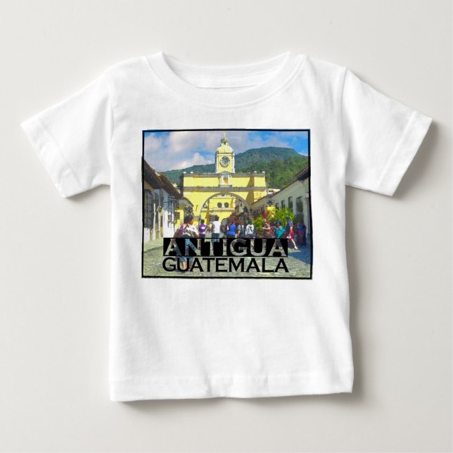 Camiseta Para Bebê Antígua (Frente)