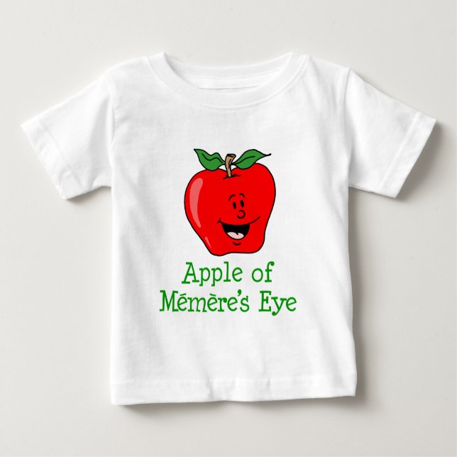 Camiseta Para Bebê Apple Of Memere's Eye (Frente)
