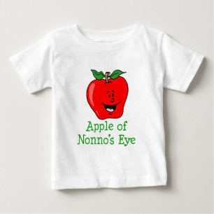 Camiseta Para Bebê Apple Of Nonno's Eye