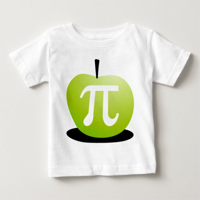 Camiseta Para Bebê Apple Pi (Frente)