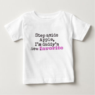 Camiseta Para Bebê Apple ventila o pai