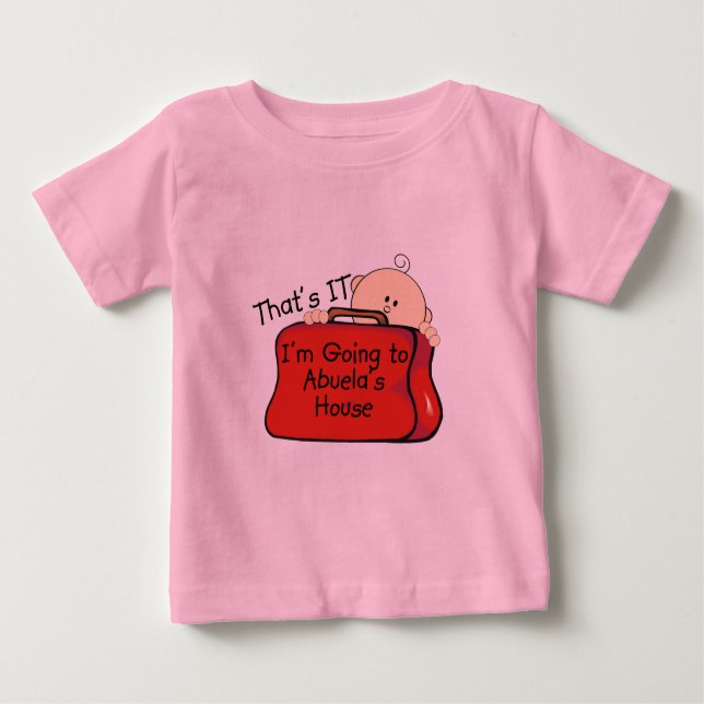 Camiseta Para Bebê Aquele é ele Abuela (Frente)