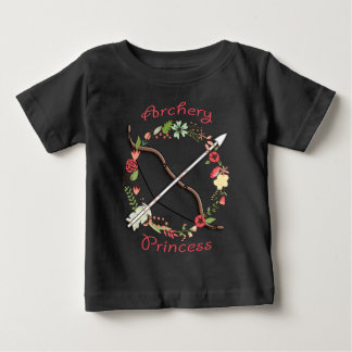 Camiseta Para Bebê Archery Flower Princess