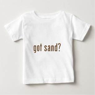 Camiseta Para Bebê areia obtida?