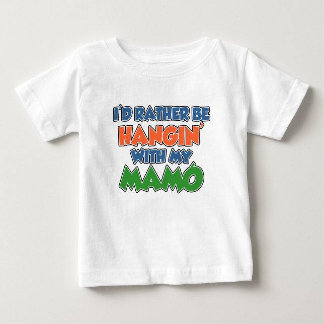 Camiseta Para Bebê As preferencialmentes Estarão Saindo Com Mamo (Frente)
